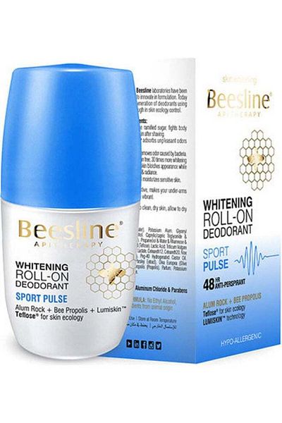 Beesline Whitening Roll-On Deodorant - Sport Plus White/Blue