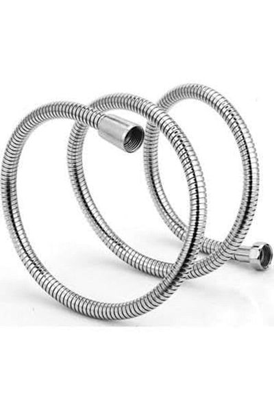 Mu Art Ahşap Mrt Degree Rotatable Non-Explosive Non-Interlocking Solid Brass Connection Bright Chrome Finish 150 cm + 20 cm Esne