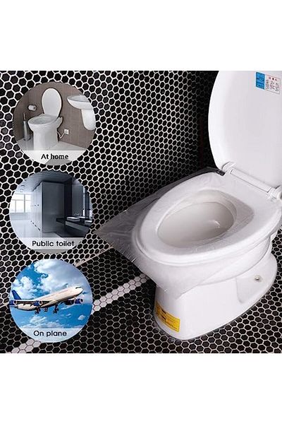 STOREMAX Srt Hygienic Disposable Toilet Seat Cover Bag 50 Pieces Fxym 1126906