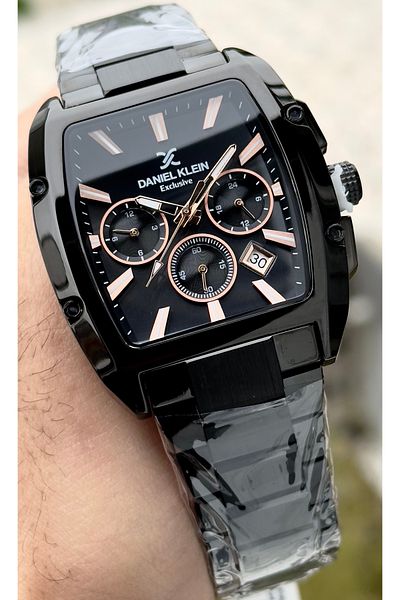 Daniel Klein Premium Men's Wristwatch 3 Atm Waterproof Stainless Steel Band