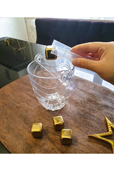 LOVYCO Maşalı Buzluk Cam Buz Kovası