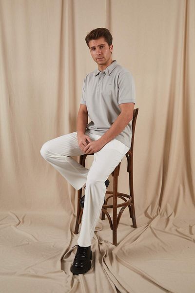 Decas Μπλουζάκι PAX Polo Neck - Γκρι