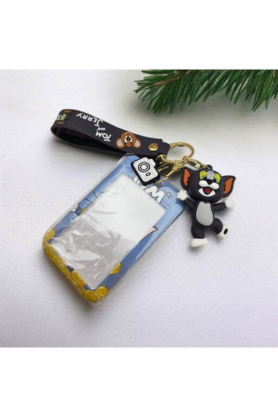 Meyra Accessories Luxury Card Holder Keychain with Tom Figure Akbil Card Box ...