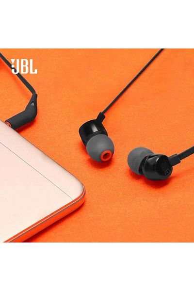 JBL سماعات أذن سلكية T110 باللون الأسود