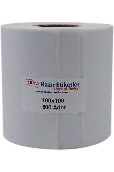 STOREMAX Ezg Labels , Ready to Go Get It Fast Laminated Thermal Label 100mm X 100mm 500 Pieces in a Roll 40mm Kuka C