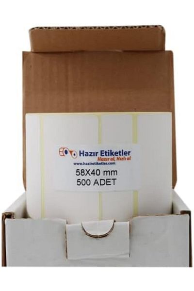 STOREMAX Ezg Labels , Ready to Go Get It Fast Eco Thermal Scale Label 58mm X 40mm 500 Units in a 40mm Roll Kuka