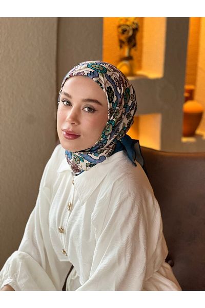 Modakaşmir Eșarfă din bumbac cu model Kay ra