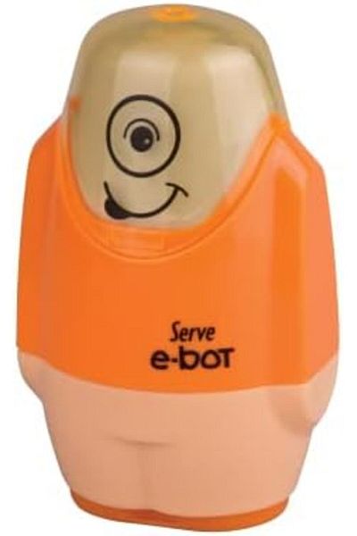 STOREMAX Sbl E-Bot Eraser Pencil Sharpener Highlighter Orange Set of 4 Sblshp 1064356