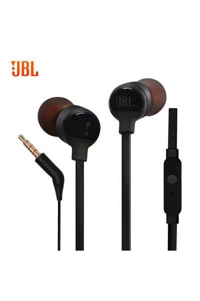JBL سماعات أذن سلكية T110 باللون الأسود