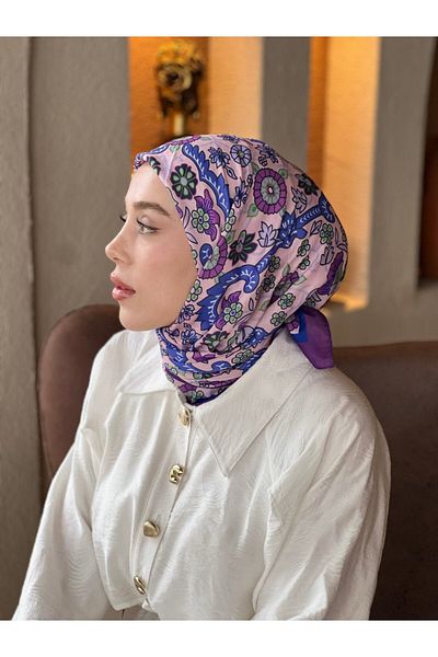 Modakaşmir Eșarfă din bumbac cu model Kay ra