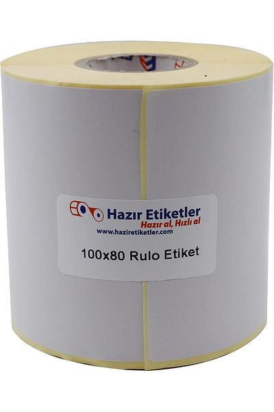 LUXE Labels , Get It Now Get It Fast Art Sticker 100mm X 80mm 500 Pcs in a Roll 40mm Kuka Diameter Basque