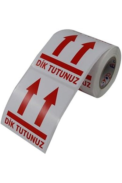 STOREMAX Ezg Labels , Ready to Go Fast Go Keep Upright Label 70mm X 80mm 250 Pieces in a Roll Coated Roll Etik