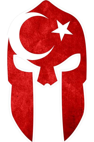 STOREMAX Ezg Aksesuar Moon Star Turkish Flag Helmet Sticker 15 X 8,5 cm Ezsnshop 1065757