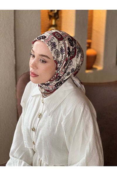 Modakaşmir Eșarfă din bumbac cu model Kay ra