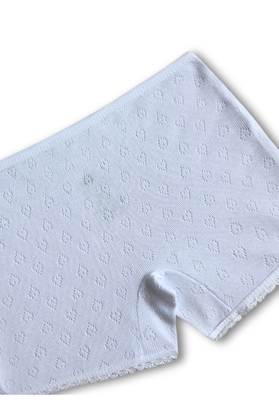 GizaKids 100% Cotton Girls' Boxer Briefs Set of 6