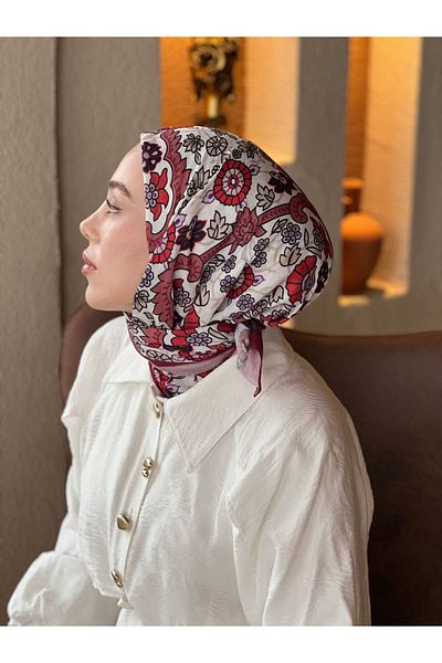Modakaşmir Eșarfă din bumbac cu model Kay ra