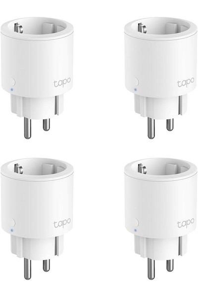 STOREMAX Sbl Tapo P115 (4-Pack), Mini Smart Wi-Fi Socket, Energy Monitoring, Sblshp 1064356