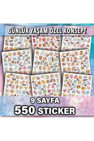 STOREMAX Ezg Sticker Set Sticker for Daily Agenda and Notebooks, Teachers-Students, Boys-Girls Children and