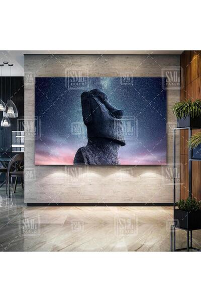 SML TABLO Скулптура Небе Млечен път Звезди Природа Хоризонтална картина върху...