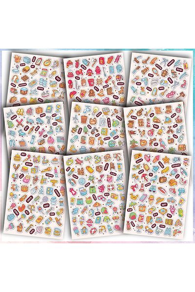 STOREMAX Ezg Sticker Set Sticker for Daily Agenda and Notebooks, Teachers-Students, Boys-Girls Children and