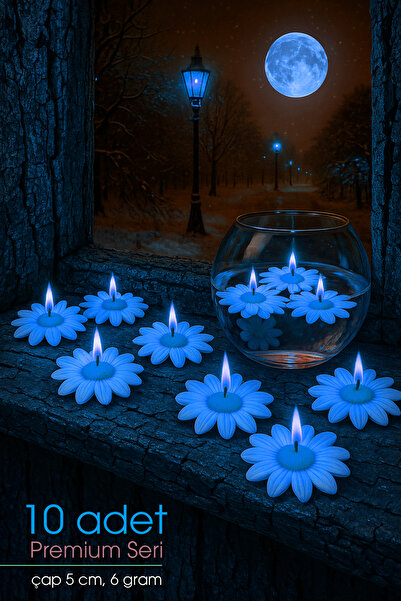 FANTASTİK SANAT ATÖLYESİ 10 Adet Suda Yüzen ve Tealight Olarak Kullanılabilen...