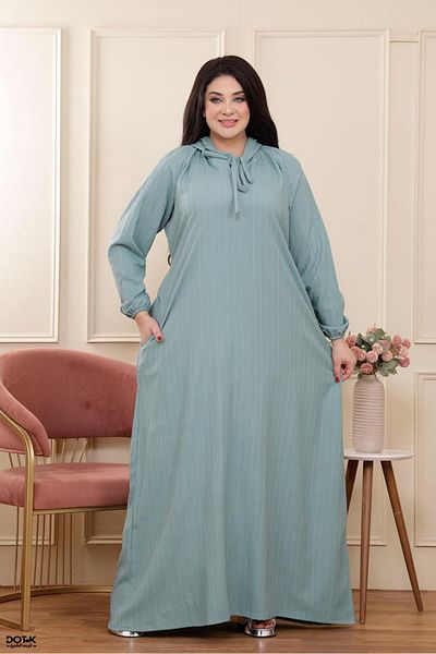 Generies Fresca linen abaya made of light and comfortable linen material with an elegant and modern design, ideal for everyday use.