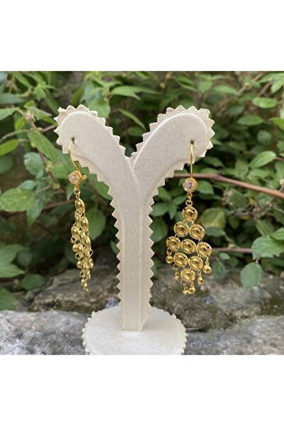 DİLEK KUYUMCULUK Hint işi altın küpe