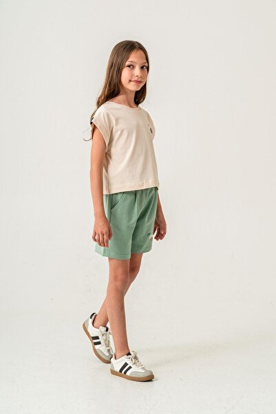 Mışıl Kids Havana Printed Κοριτσίστικο Σορτς - Σετ T-Shirt