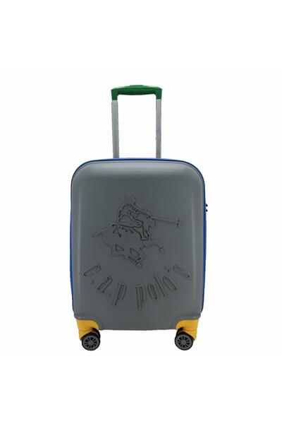 Cantayurdu Cap Polo's Polipropilen Küçük Boy Valiz Gri