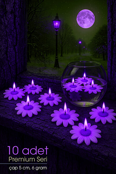 FANTASTİK SANAT ATÖLYESİ 10 Adet Suda Yüzen ve Tealight Olarak Kullanılabilen...