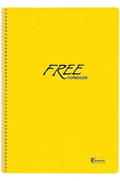 STOREMAX Sbl Color A4 Striped 120 Yp. Free School Notebook with Pp Cover Spirals Sblshp 1064356