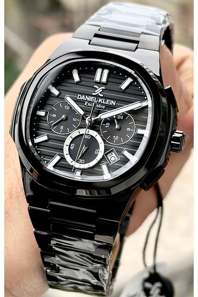 Daniel Klein Premium Men's Wristwatch 3 Atm Waterproof Stainless Steel Band