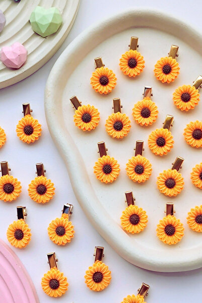 Nisankids Mini Size 3-Piece Sunflower Clip Buckle