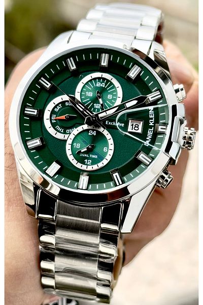 Daniel Klein Premium Men's Wristwatch 3 Atm Waterproof Stainless Steel Band