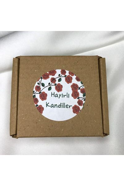 STOREMAX Ezg Kandiller Tag Ramazan Bayramı Kurban Bayram 4 cm - 40 Pieces (Red) Ezsnshop 1065757