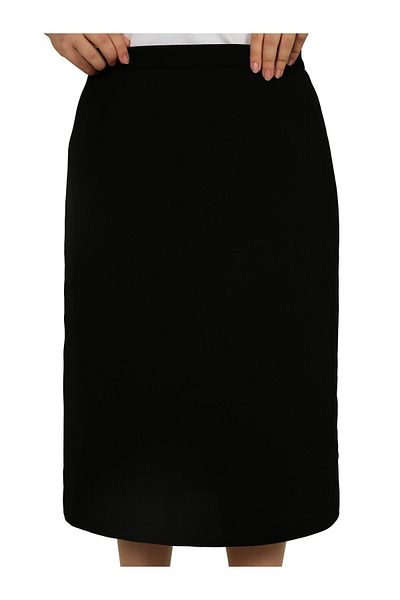 Butik Short, Back Slit Oversize Portoriko Lined Pencil Skirt