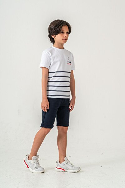 Mışıl Kids Adventure Printed Boy Shorts - Σετ μπλουζάκι