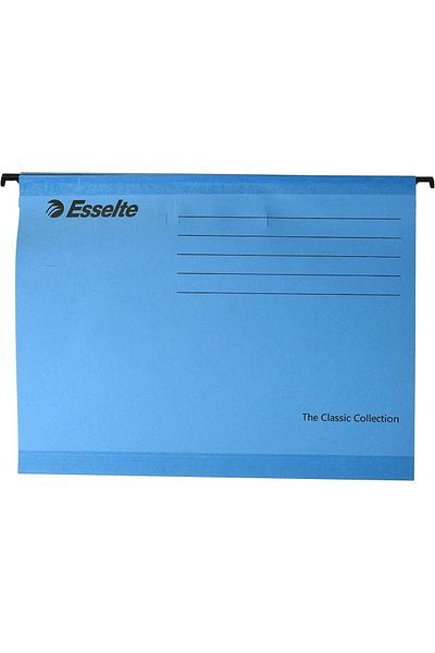 LUXE Classic Hanging File, A4, Blue, Pack of 25, Tabs Included, 90311 Lxshp 1055529