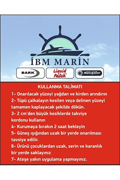 LİQUİD PATCH sıvı pvc yama şişme bot yapıştırıcı şişme yatak yapıştırıcı