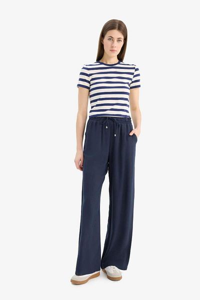 DeFacto New Season Florida Belmando Fabric Palazzo Pants with Pockets High Waist Wide Leg