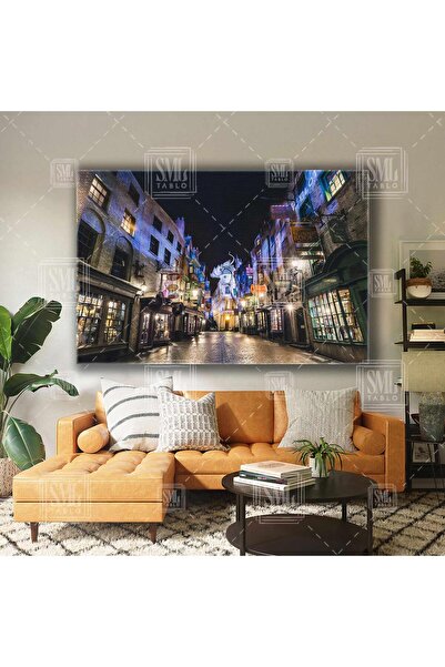 SML TABLO Harry Potter Diagon Alley Büyücülük Okulu Diagon Yolu Ejderha Sokak...