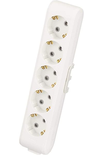 STOREMAX Sbl Multi-Let Five Socket Grounded Terminal Block Child Proof Sblshp 1064356