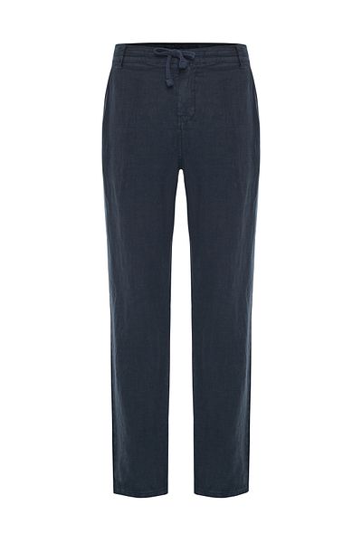 Mudo Straight Fit Linen Pants