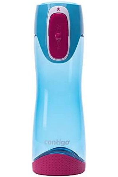 LUXE Swish Autoseal Tritan Water Bottle, Turquoise, 500 ml Lxshp 1055529