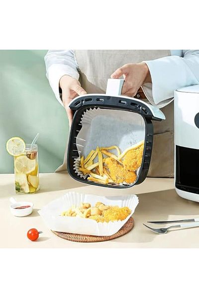 STOREMAX Home Airfryer Baking Paper, Fryer Oil Paper, Fireproof Paper 200 Pieces for Hot Air Fryers