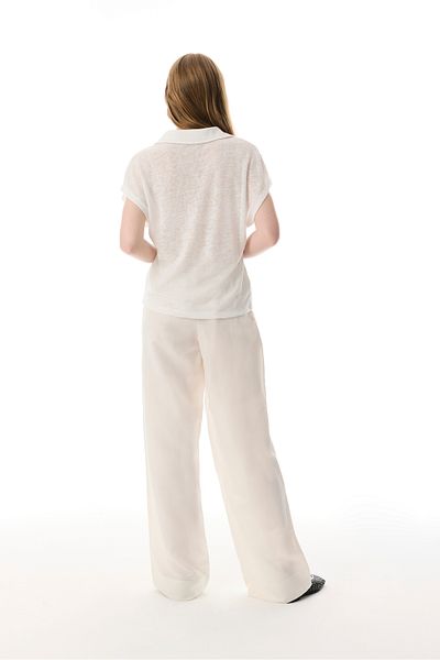 Mudo Relax Fit Linen Mixed Pants
