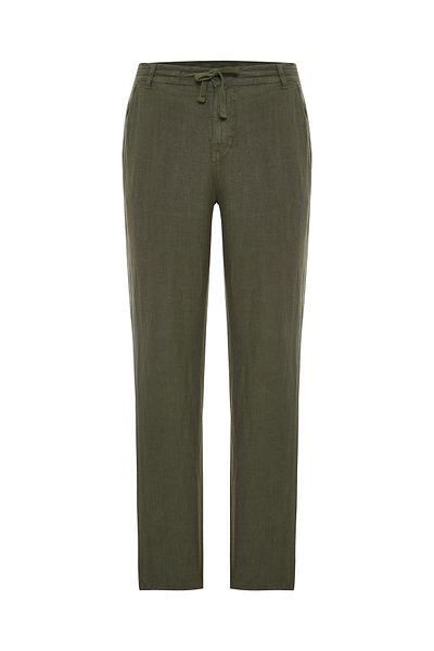 Mudo Straight Fit Linen Pants