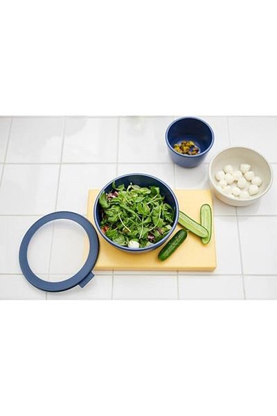 LUXE - Multi Bowl Cirqula Round - Storage Container with Lid - Airtight Storage Box for Refrigerator