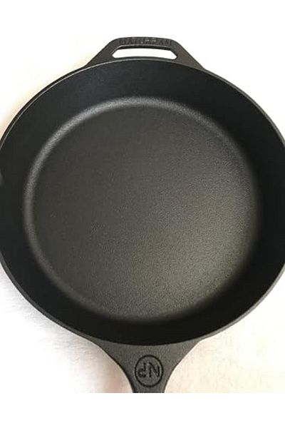 STOREMAX Nslmshop Cast Pan 30 cm Uncoated Real Iron Cast 12 Inch Life Store 1037065