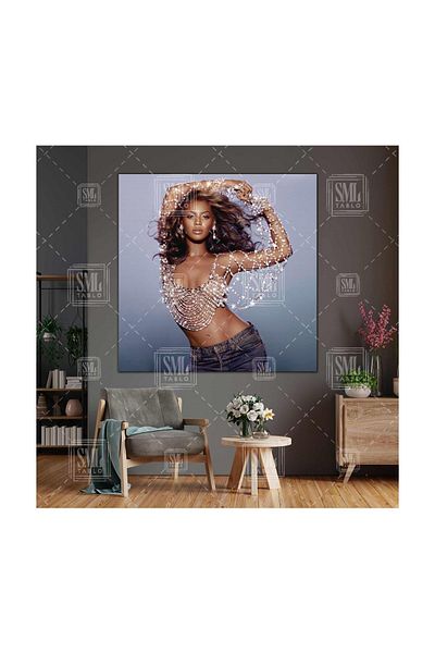 SML TABLO Beyonce Muzica Americană Beyoncé Nu Dance Dance Square Canvas Painting